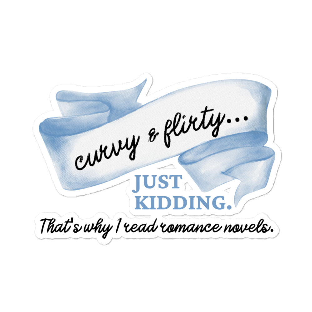 Curvy & Flirty... Sticker