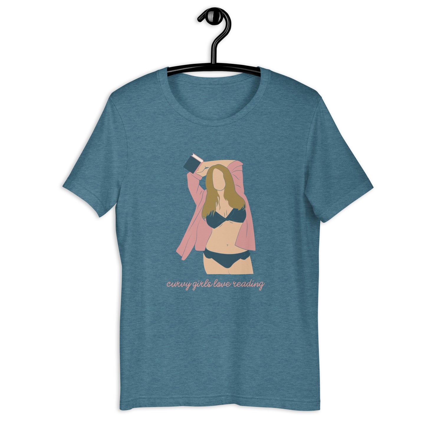 Curvy Girls Love Reading T-Shirt