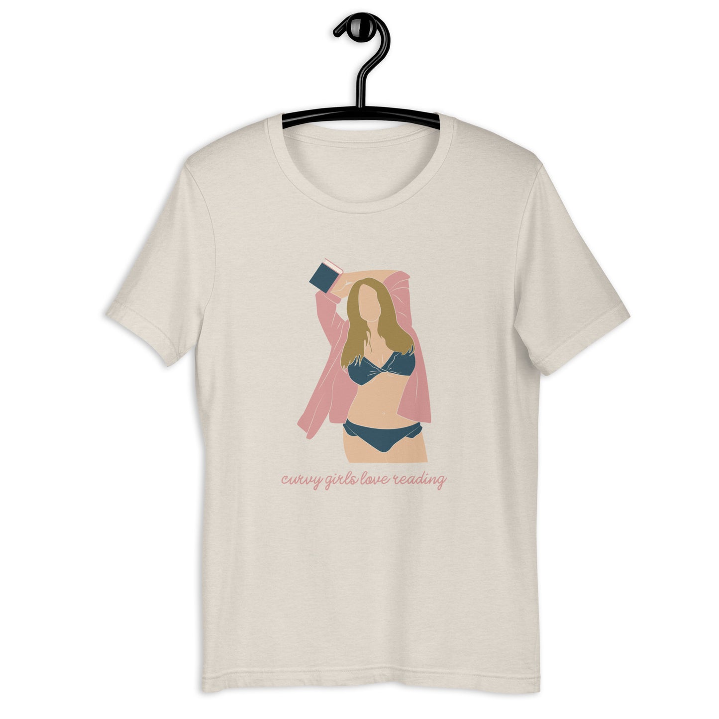Curvy Girls Love Reading T-Shirt