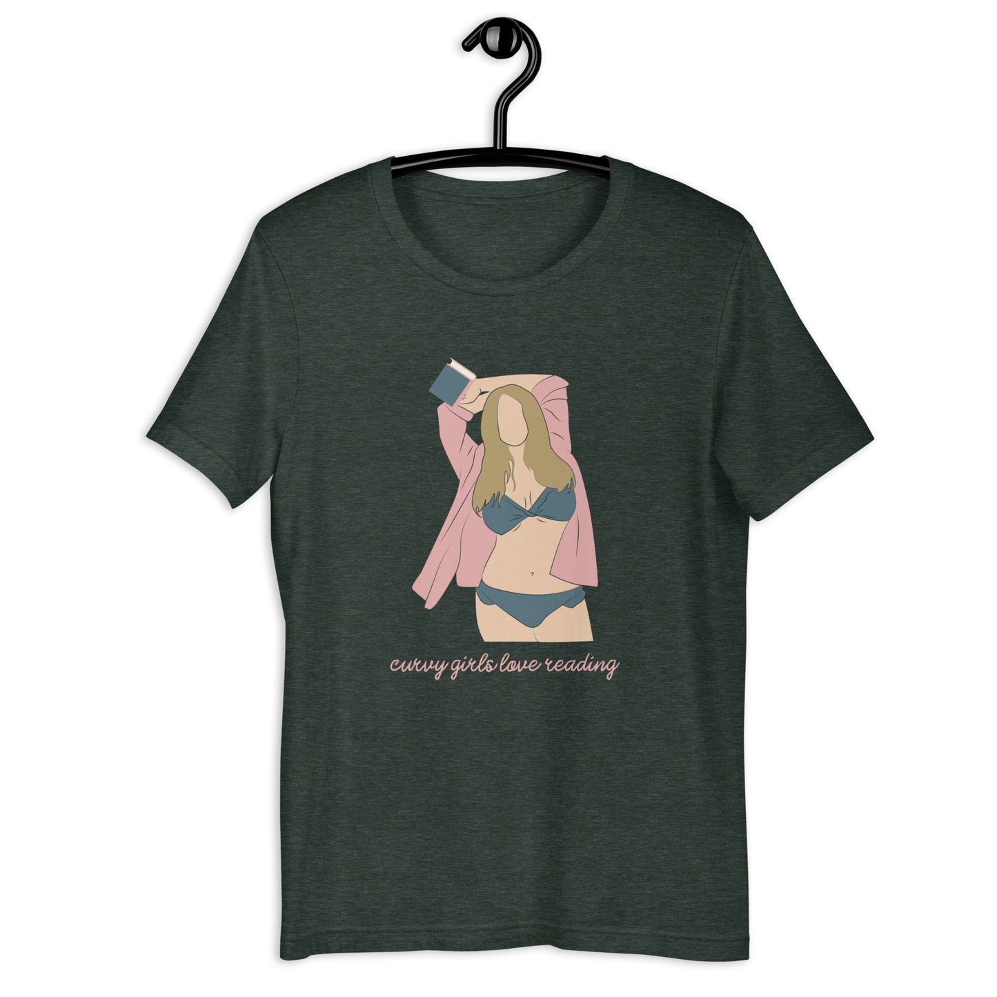 Curvy Girls Love Reading T-Shirt