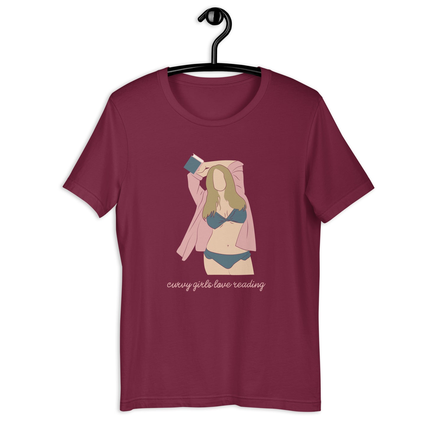 Curvy Girls Love Reading T-Shirt