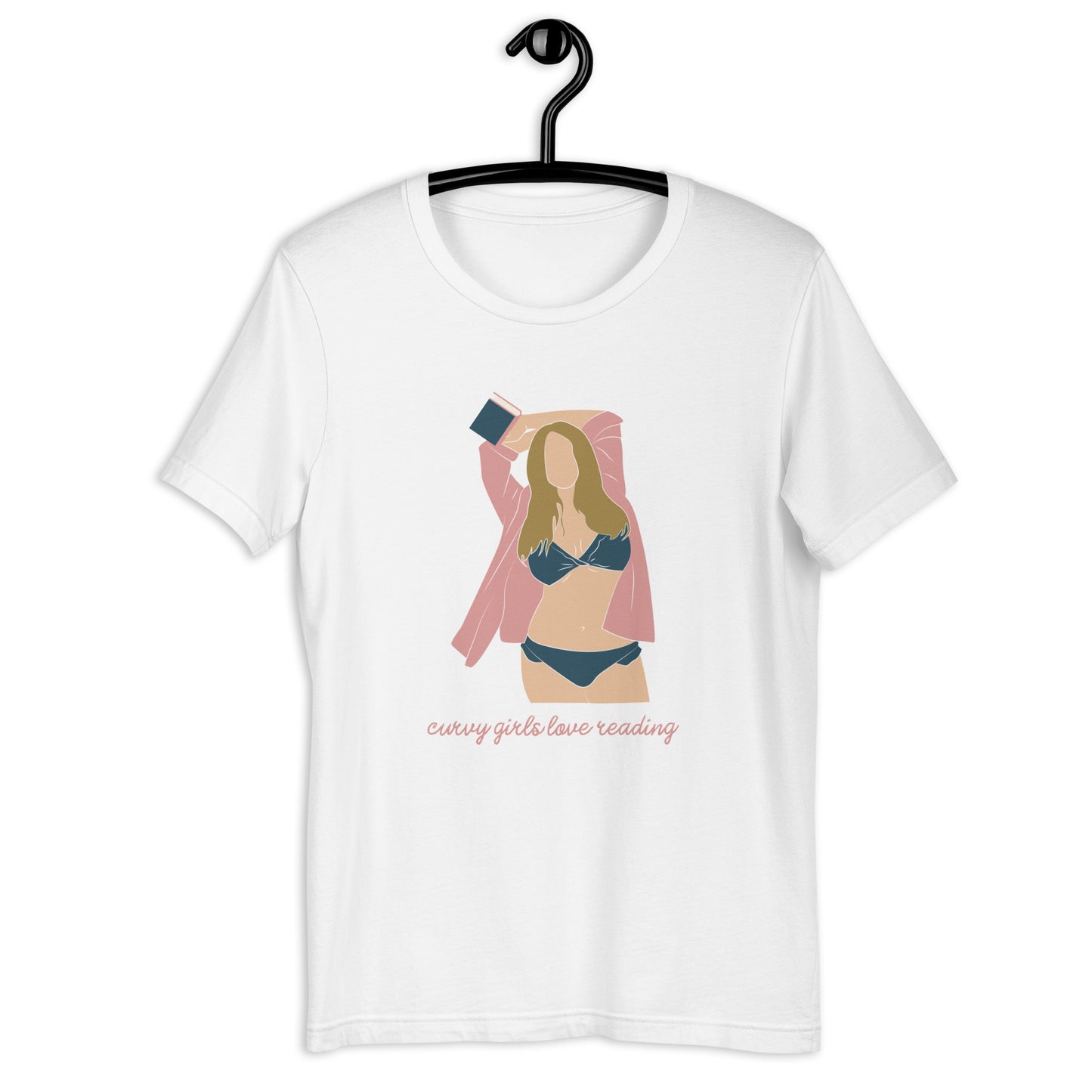 Curvy Girls Love Reading T-Shirt